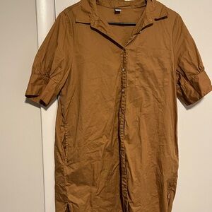 Old Navy Tan Shirt Dress